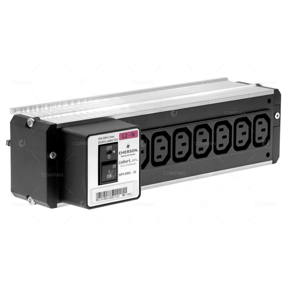 MPXBRM-EEBC7N2N  EMERSON LIEBERT MPX BRM POWER DISTRIBUTION MODULE 200-240V 10A