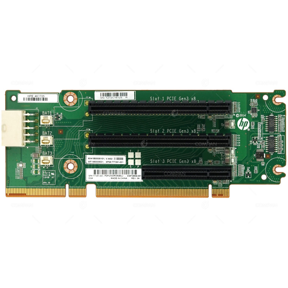 777281-001 HP RISER CARD PCI-E X8 FOR HP PROLIANT DL380 G9