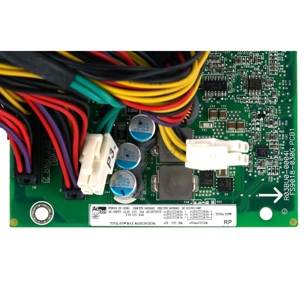 94Y8063 IBM POWER BACKLANE FOR X3630 M3 94Y8062