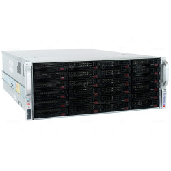 6048R-E1CR24H-24LFF SUPERMICRO X10DRH 1X INTEL XEON E5-2620 V4 @ 2.10GHZ RAM 48GB(6X 8GB  DDR4  6X 2400MHZ ) 12X 2TB(12X SAS )  CSE-846