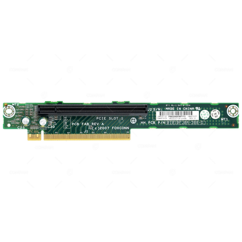 457871-001 HP RISER BOARD PCI-E X16 FOR DL160 G5 445124-001