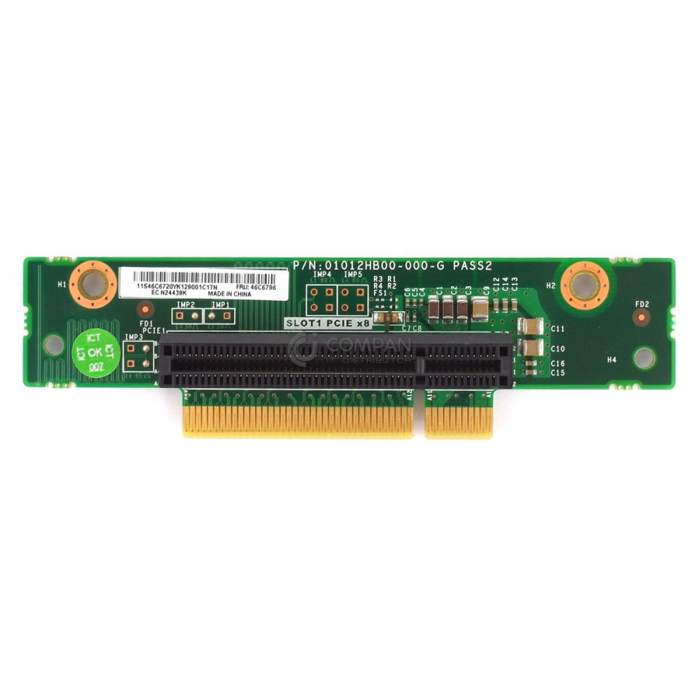 46C6796 IBM RISER CARD PCI-E X8 LOW PROFILE FOR IBM SYSTEM X3250 M3