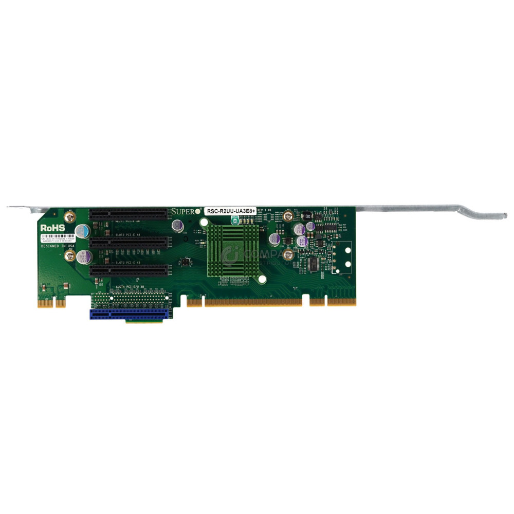 RSC-R2UU-UA3E8 SUPERMICRO 4-BAY 2U PCI-E X8 RISER CARD -