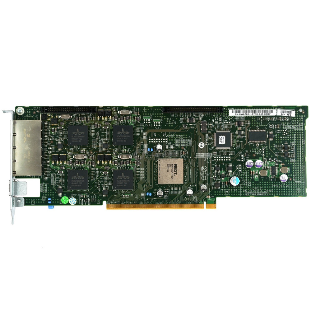 W670G DELL BROADCOM 5708 QUAD PORT GIGABIT RISER CARD FOR DELL R900 0W670G