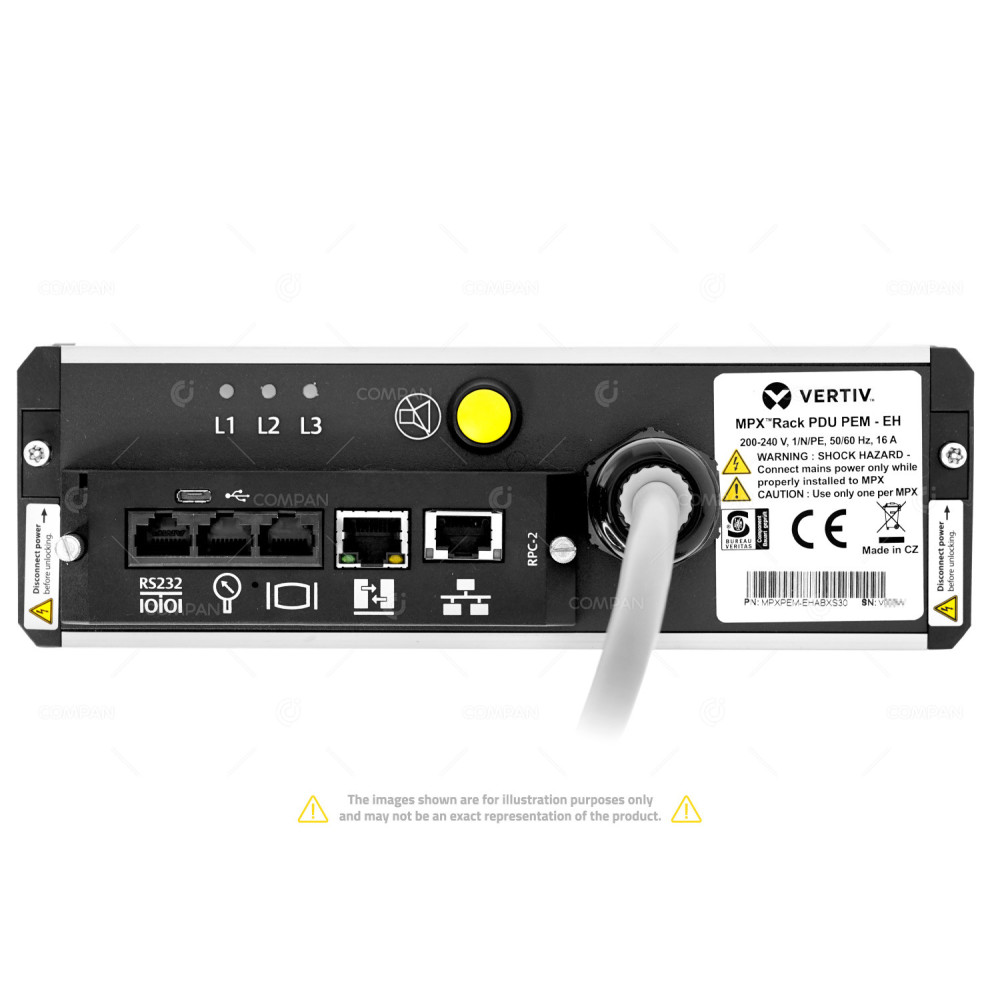MPXPEM-EHABXS30  VERTIV LIEBERT MPX PEM RACK PDU PEM-EH 230V 16A