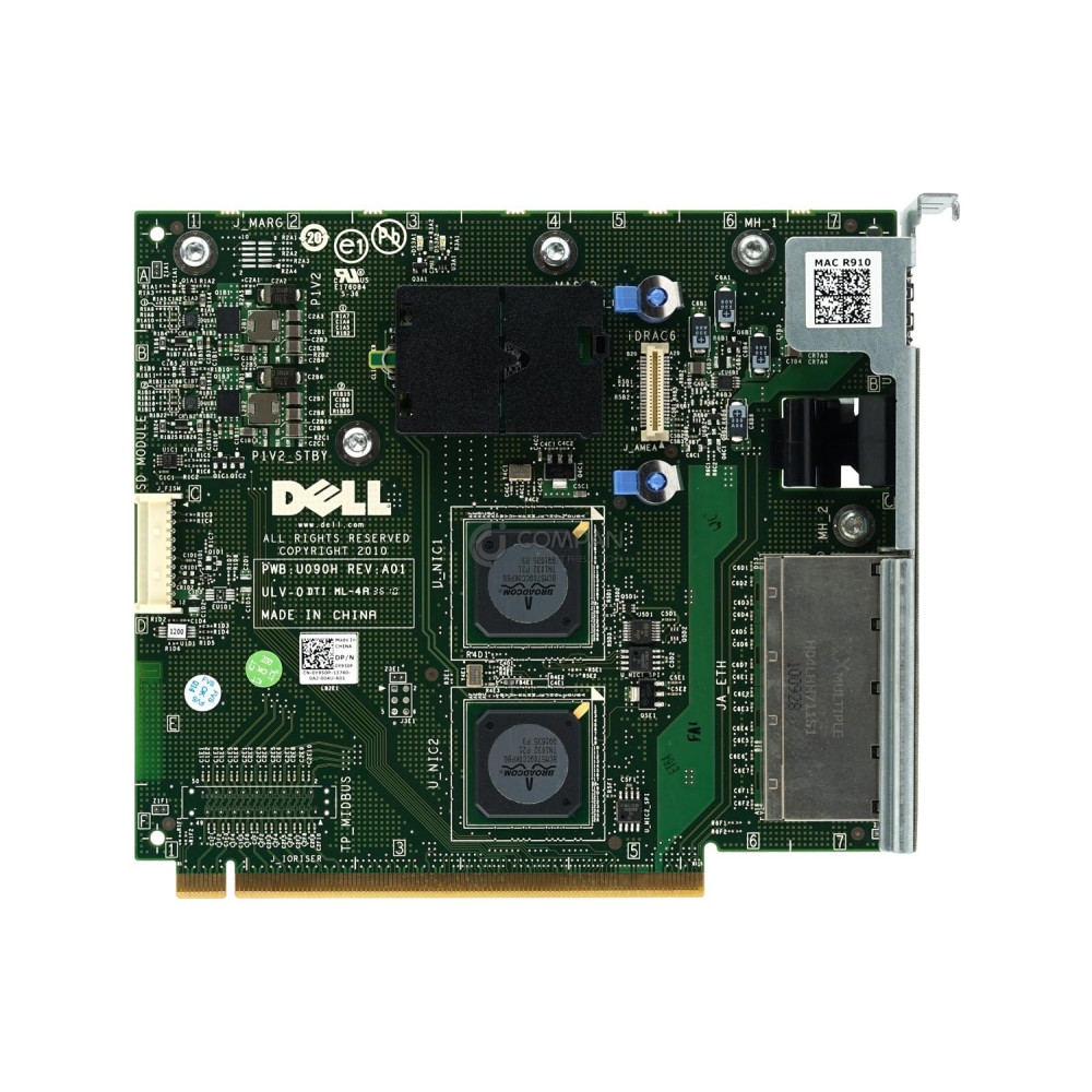 Y950P DELL QUAD PORT RJ-45 NETWORK RISER CARD FOR DELL POWEREDGE R910