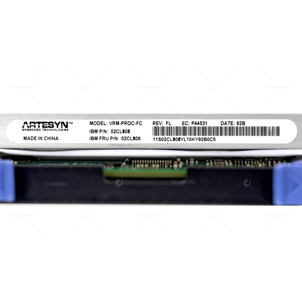 02CL809 IBM PROCESSOR VOLTAGE REGULATOR MODULE FOR E980 PSERIES POWER 9 02CL808, VRM-PROC-FC
