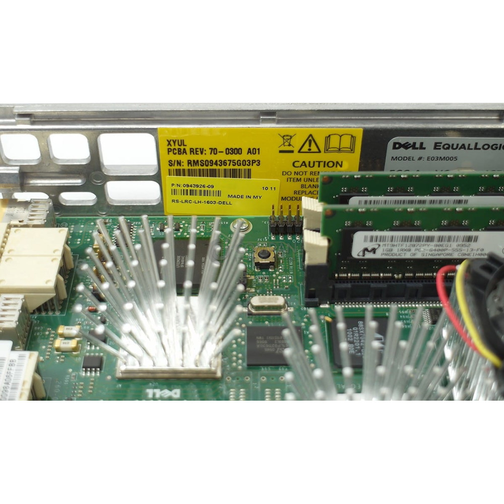 0943926-09 DELL 10GB CONTROLLER MODULE FOR DELL EQUALLOGIC PS6010 TYPE 10