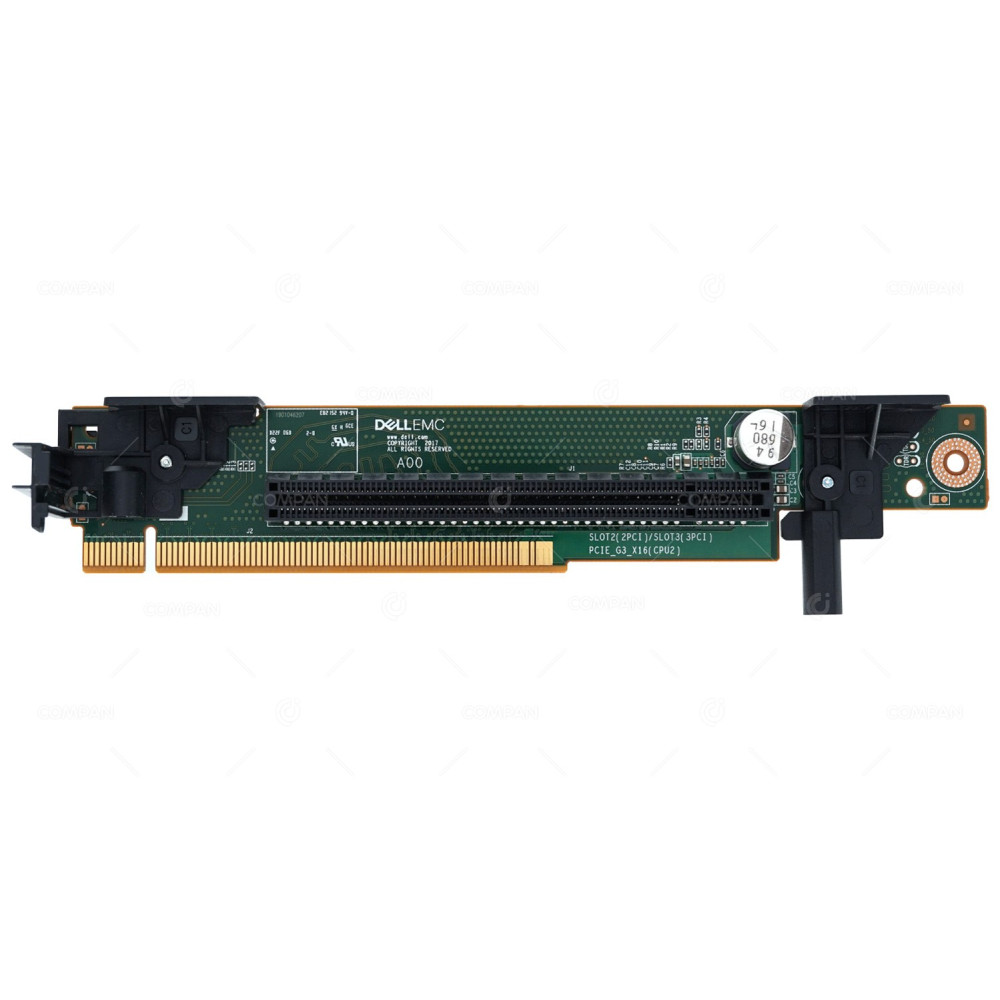W6D08 DELL RISER2 BOARD PCI-E X16 1 SLOT FOR POWEREDGE R640 G14 0W6D08, FFPJP, UL94V-0