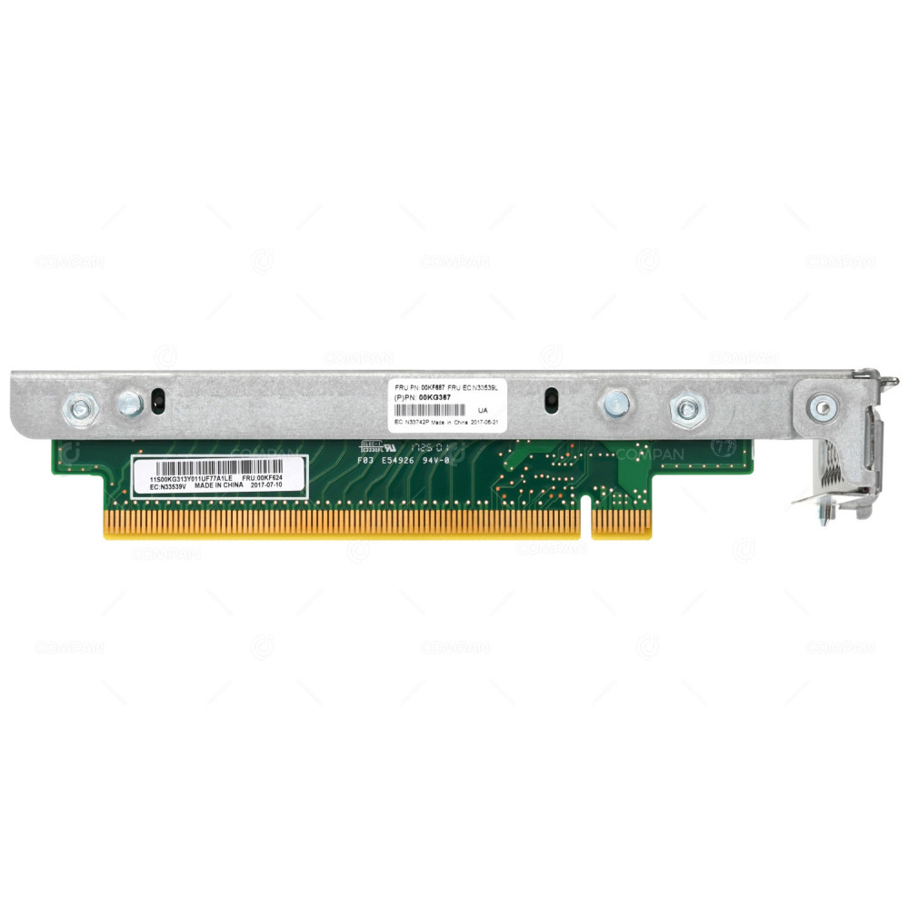 00KF627 IBM RISER CARD X16 FOR SYSTEM X3550 M5 00KG316, 00KG378