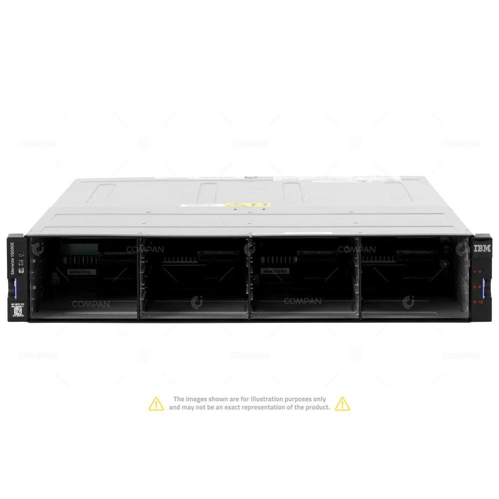 2072-212 IBM STORWIZE V5010E 2U 12LFF CONTROL ENCLOSURE 48TB