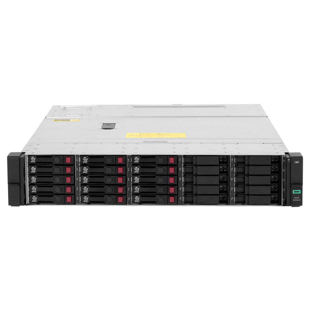 Q1J17A HPE D3710 12G SAS 25SFF ENCLOSURE + 15 x 1.8TB HDD