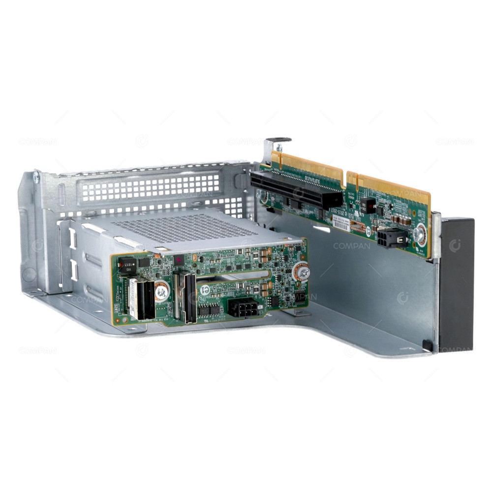 871819-001 HP RISER CARD PCIE X16 + 2-BAY BACKPLANE WITH CAGE FOR DL380 G10