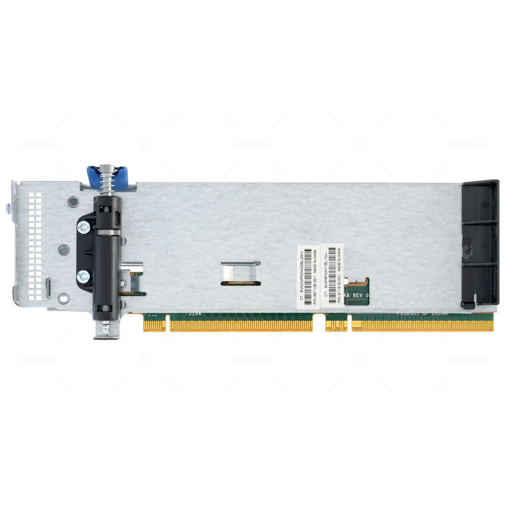 871819-001 HP RISER CARD PCIE X16 + 2-BAY BACKPLANE WITH CAGE FOR DL380 G10