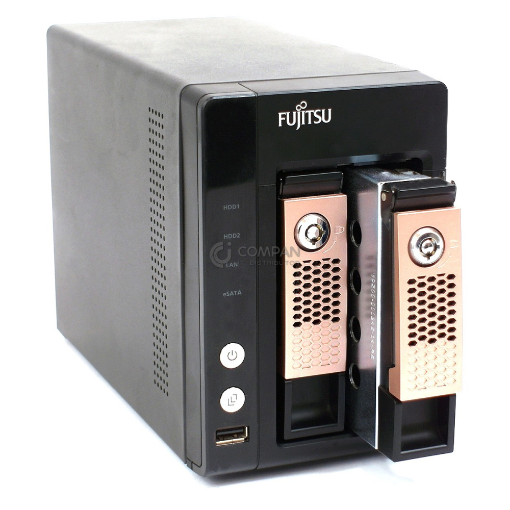 52400-QC1100-00-RS FUJITSU CELVIN Q703 2 BAY LFF SATA NAS SERVER 6TB (2X 3TB)