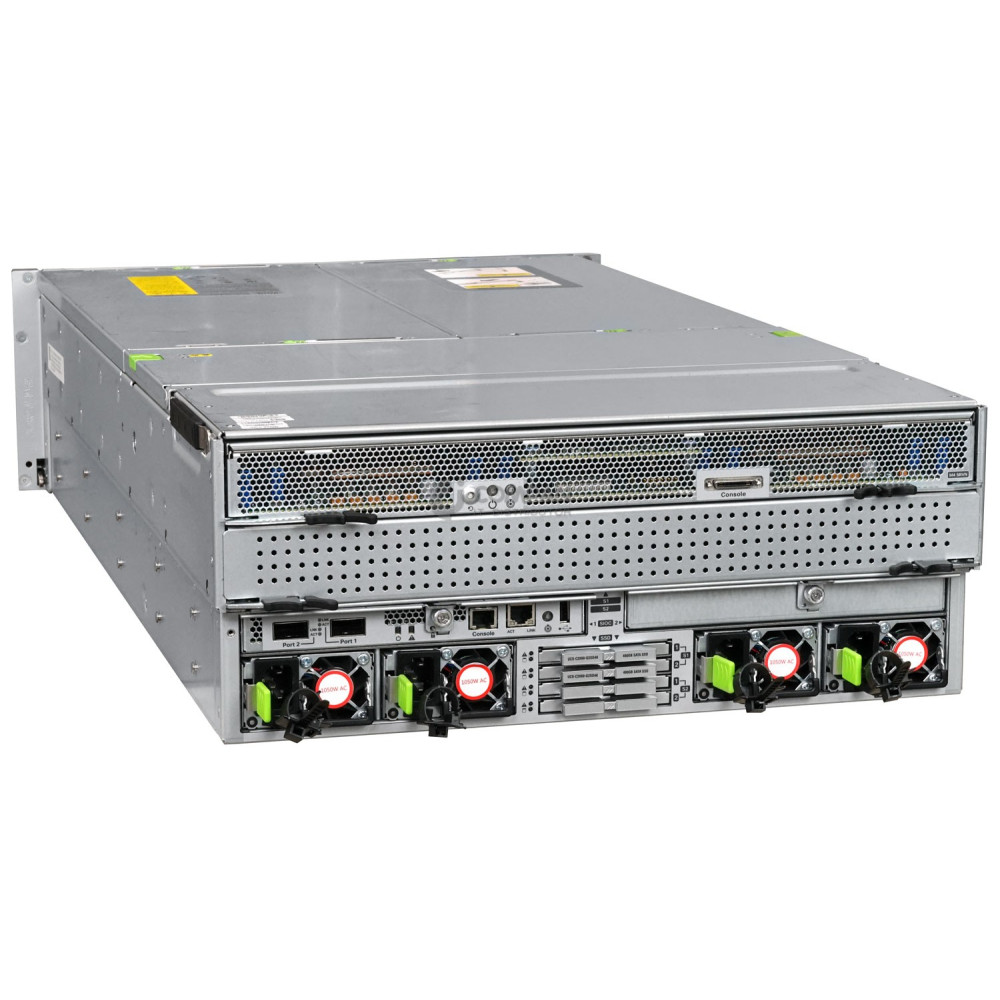 CISCO UCS S3260 4-BAY 2.5 SFF LOW HEIGHT 56-BAY 3.5 LFFF STORAGE SERVER 56TB SAS 14X 4TB 960GB SATA SSD 2X 480GB
