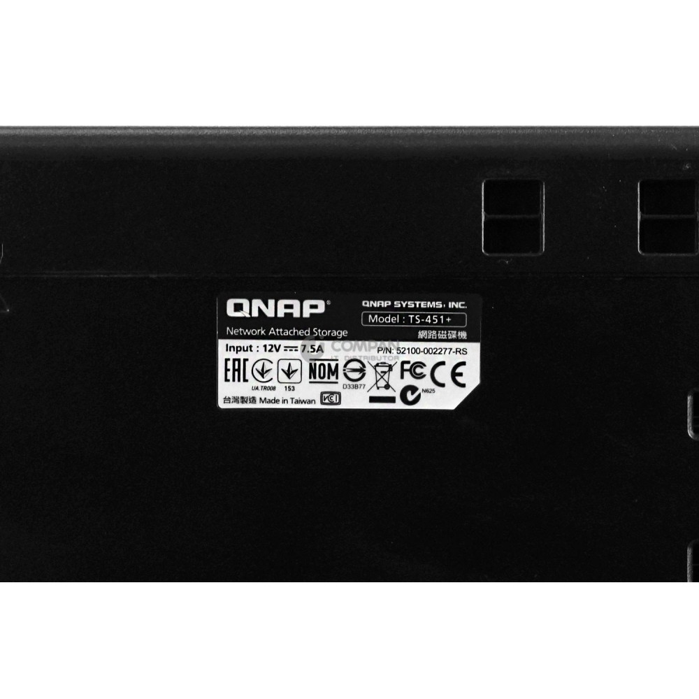 QNAP TS-451+ 4-BAY LFF NAS SERVER 12TB 4x 3tb SATA