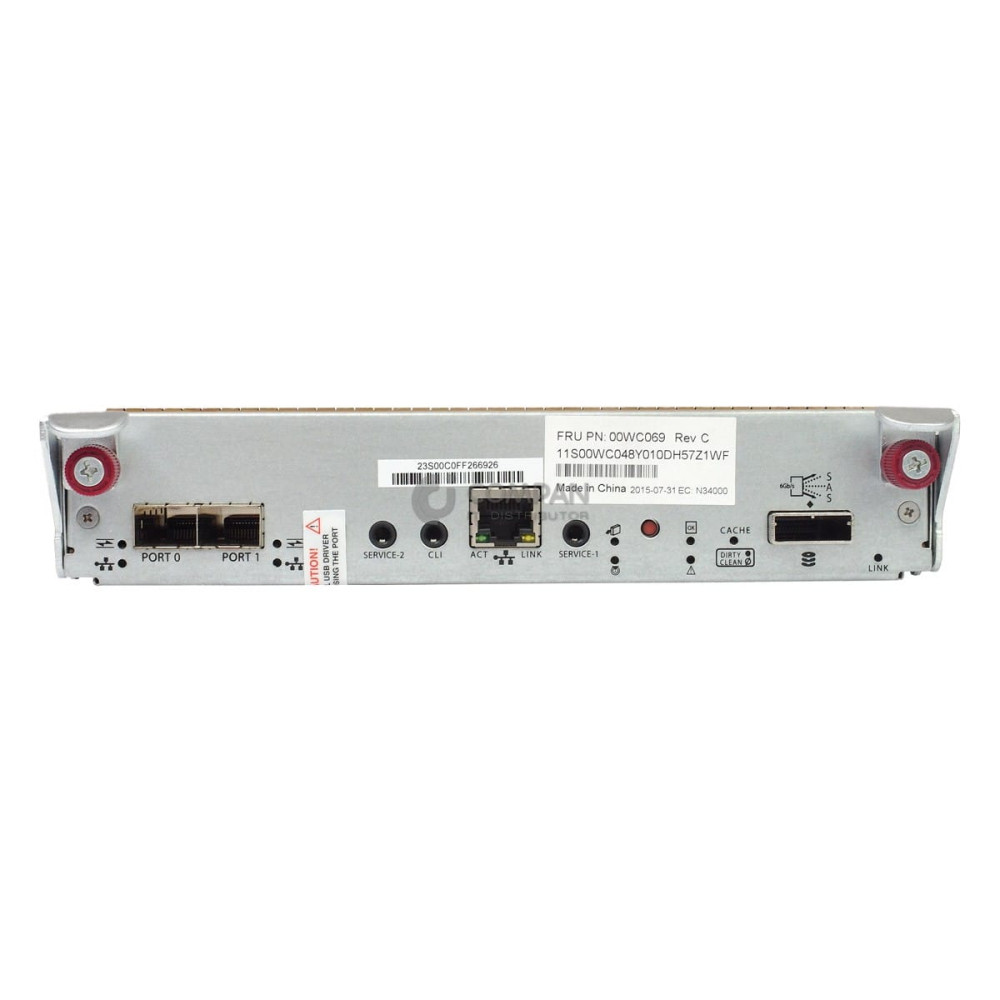 00WC069 LENOVO STORAGE FC/ISCSI RAID CONTROLLER FOR S2200 - 00WC048