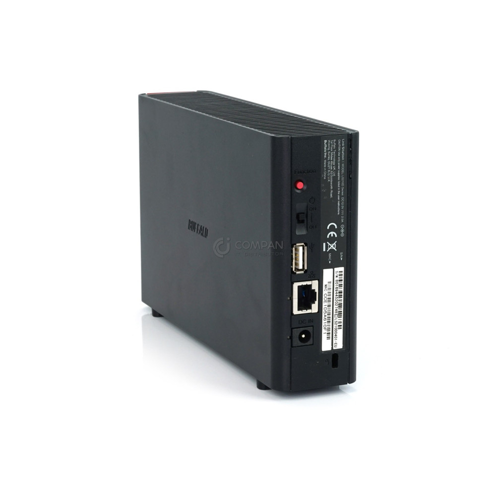 LS210D0401 BUFFALO NAS SERVER 1X 4TB SATA LS210D0401-EU CASE IS NOT MADE TO BE OPEN DRIVES NOT FOR SALE SEPARATELY