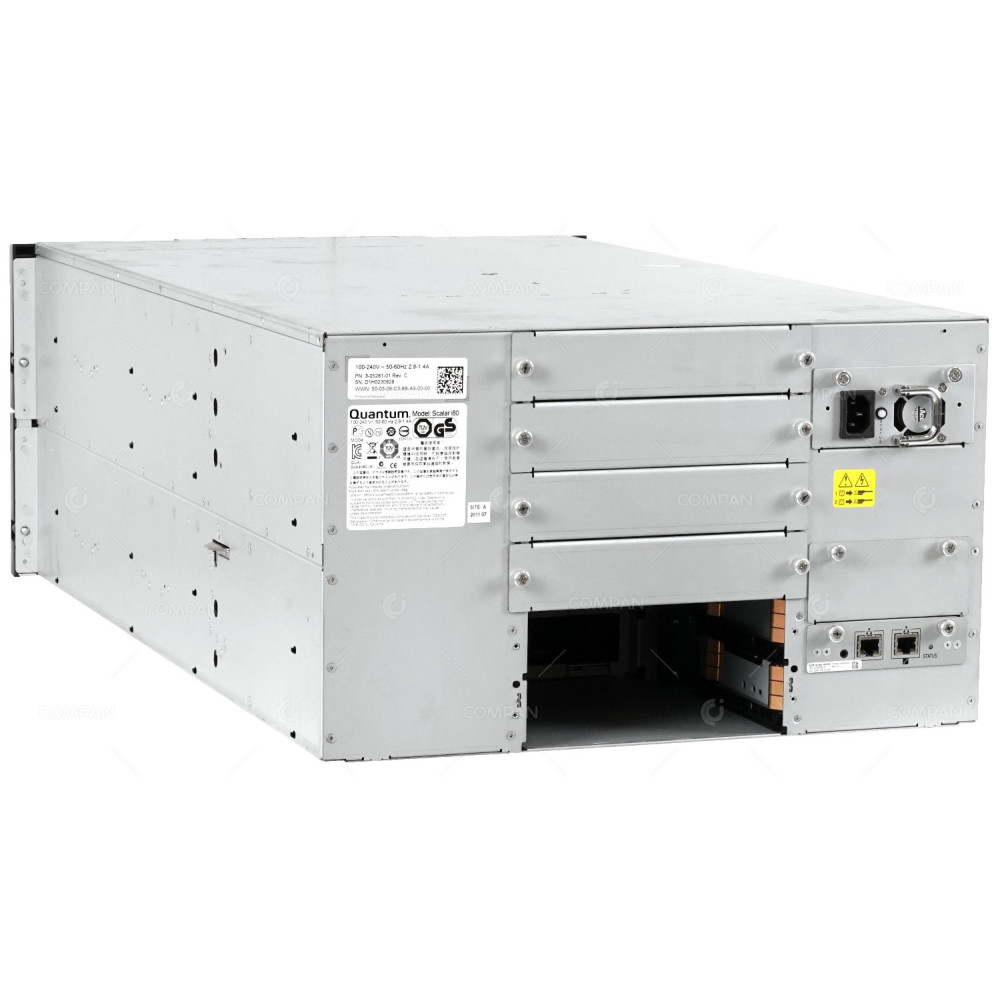 QUANTUM SCALAR I80 TAPE LIBRARY 80 SLOTS ACTIVE I80, LSC18-CH6N-132H