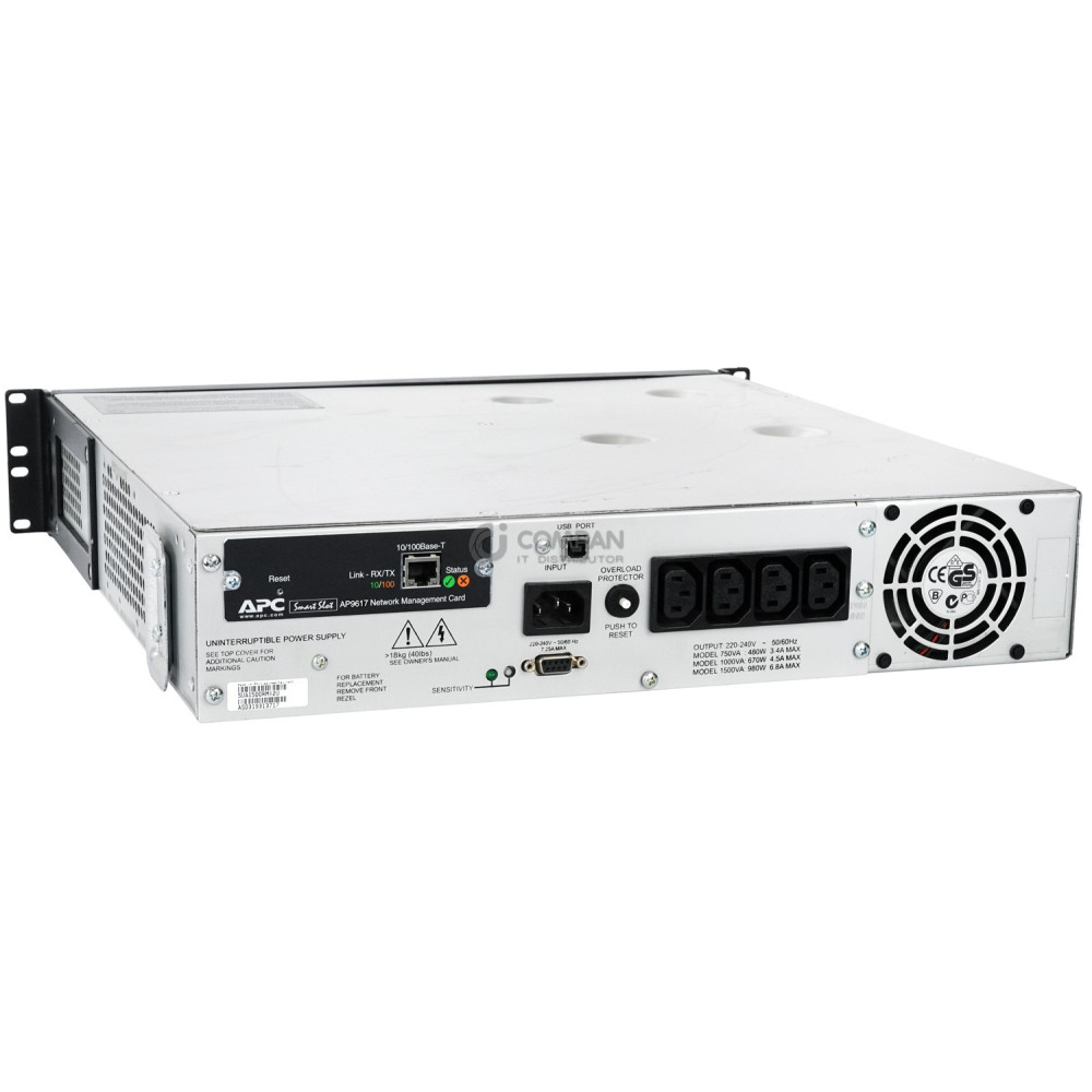 SUA1500RMI2U APC SMART UPS 1500VA WITHOUT BATTERIES