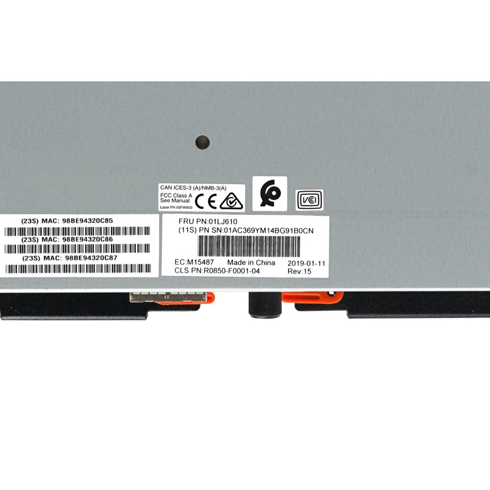 01LJ610 IBM NODE CANISTER FOR IBM STORWIZE V5030 V5030F