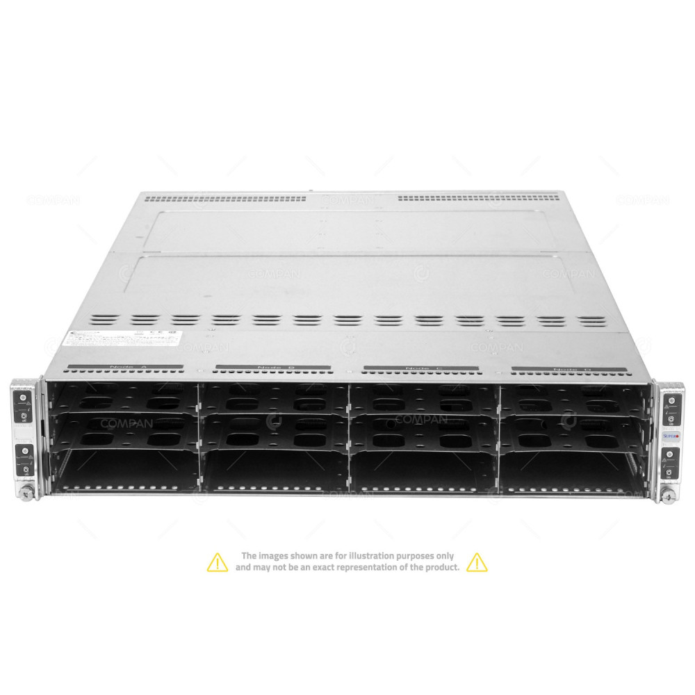 Supermicro SYS-6029TP-HTR 4x X11DPT-PS 8x Xeon Gold 6126 256 GB RAM Rails