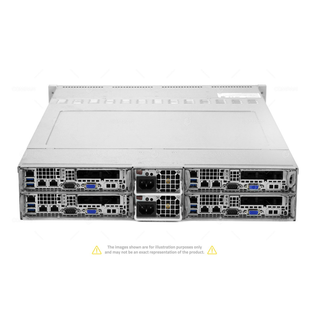 Supermicro SYS-6028TR-HTR 8x Xeon E5-2650 V4 512 GB RAM Rails