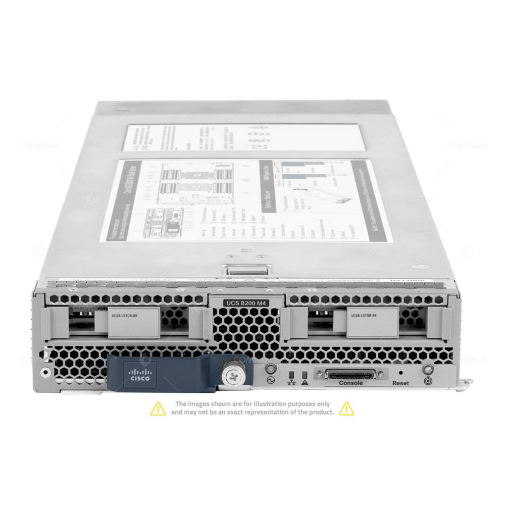 CISCO UCS 5108 8x UCS B200 M4-NO BACKPLANE 16x Xeon E5-2667 V4 2TB RAM Rails