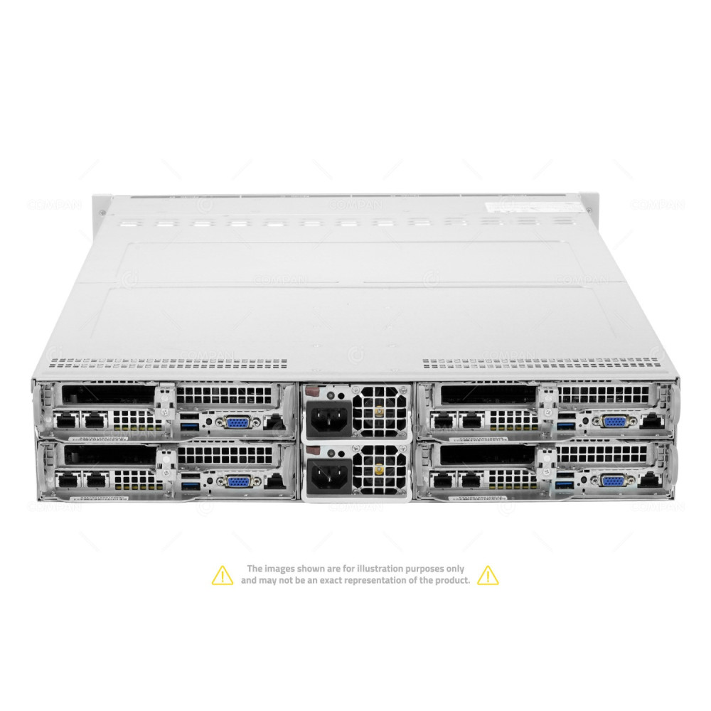 Supermicro SYS-2029TP-HC0R 4x X11DPT-PS 8x Xeon Gold 6128 512GB RAM