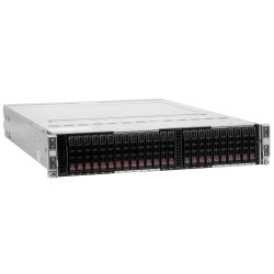 SUPERMICRO AS-2123BT-HTR 24SFF 4 NODE SERVER 8x EPYC 7451 256GB RAM