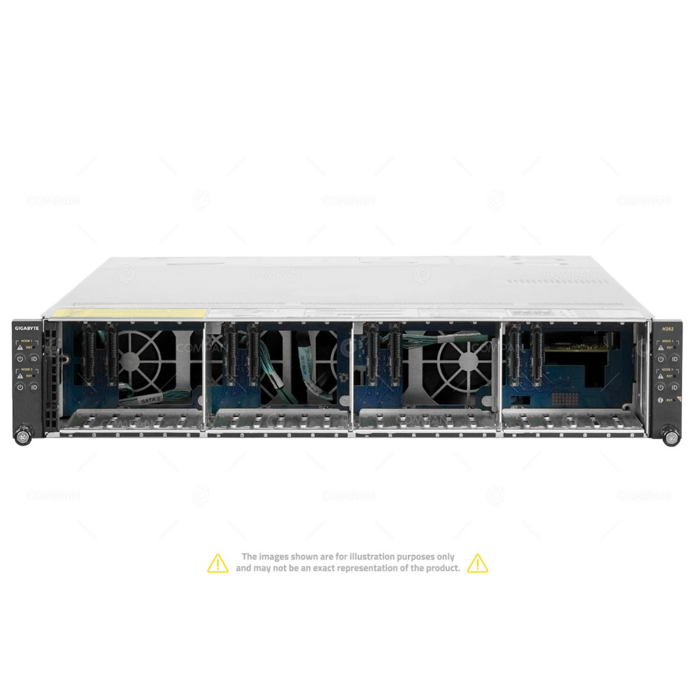 Gigabyte H262-Z63 8NVME 8x EPYC 7402 2TB RAM 8x 1.6TB U.2 4x 2TB M.2