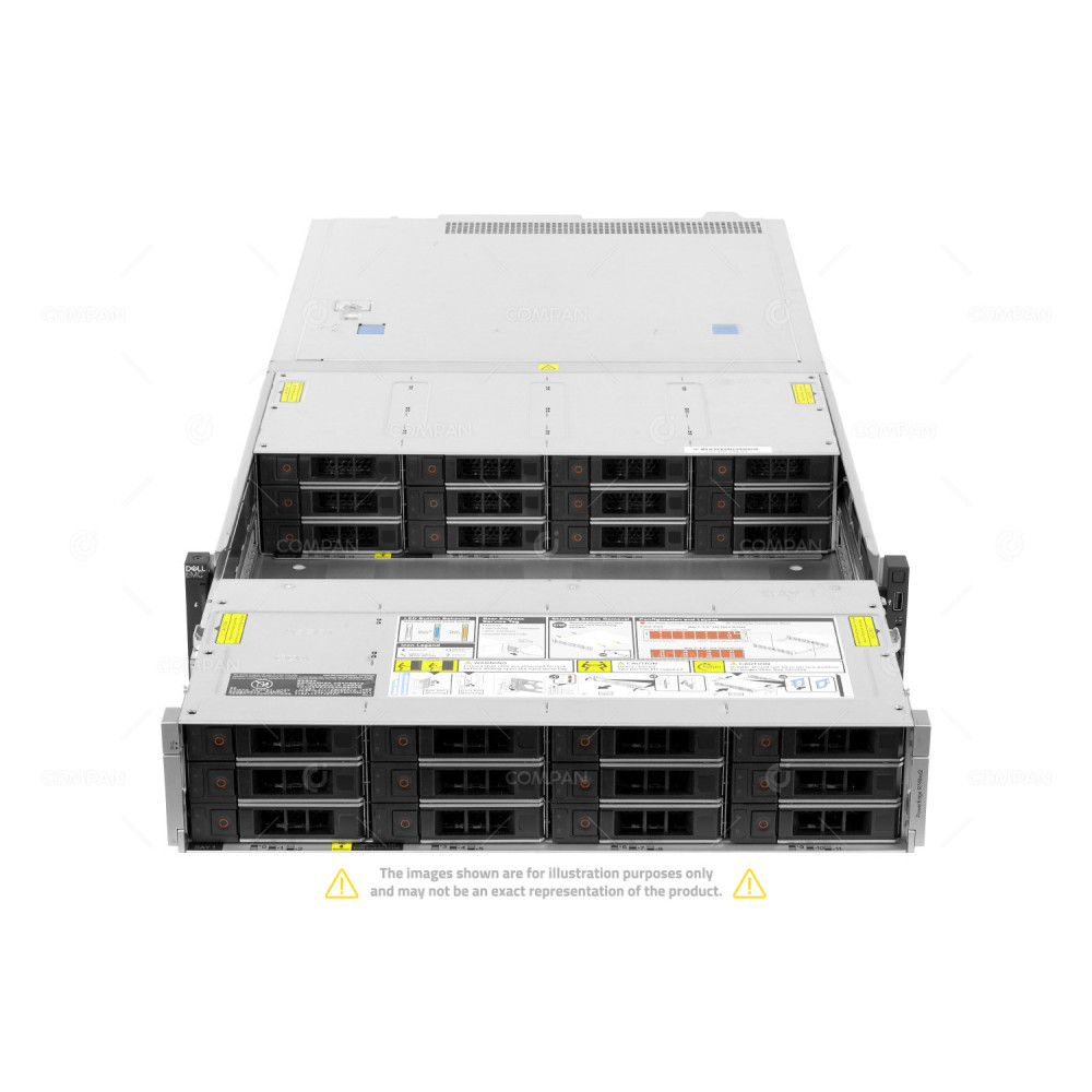 Dell PowerEdge R740XD2 26LFF 2x Xeon Silver 4214 256 GB RAM 24x 14TB 6G SATA HDD 2x 3.84TB 6G SATA SSD Rails