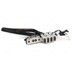 691939-001 HP CA, FRONT I/O MODULE 4U ASSEMBLY WITH USB CONNECTORS POWER BUTTON LED INTERCONNECTING CABLES FOR MLE310E G8 674824-002