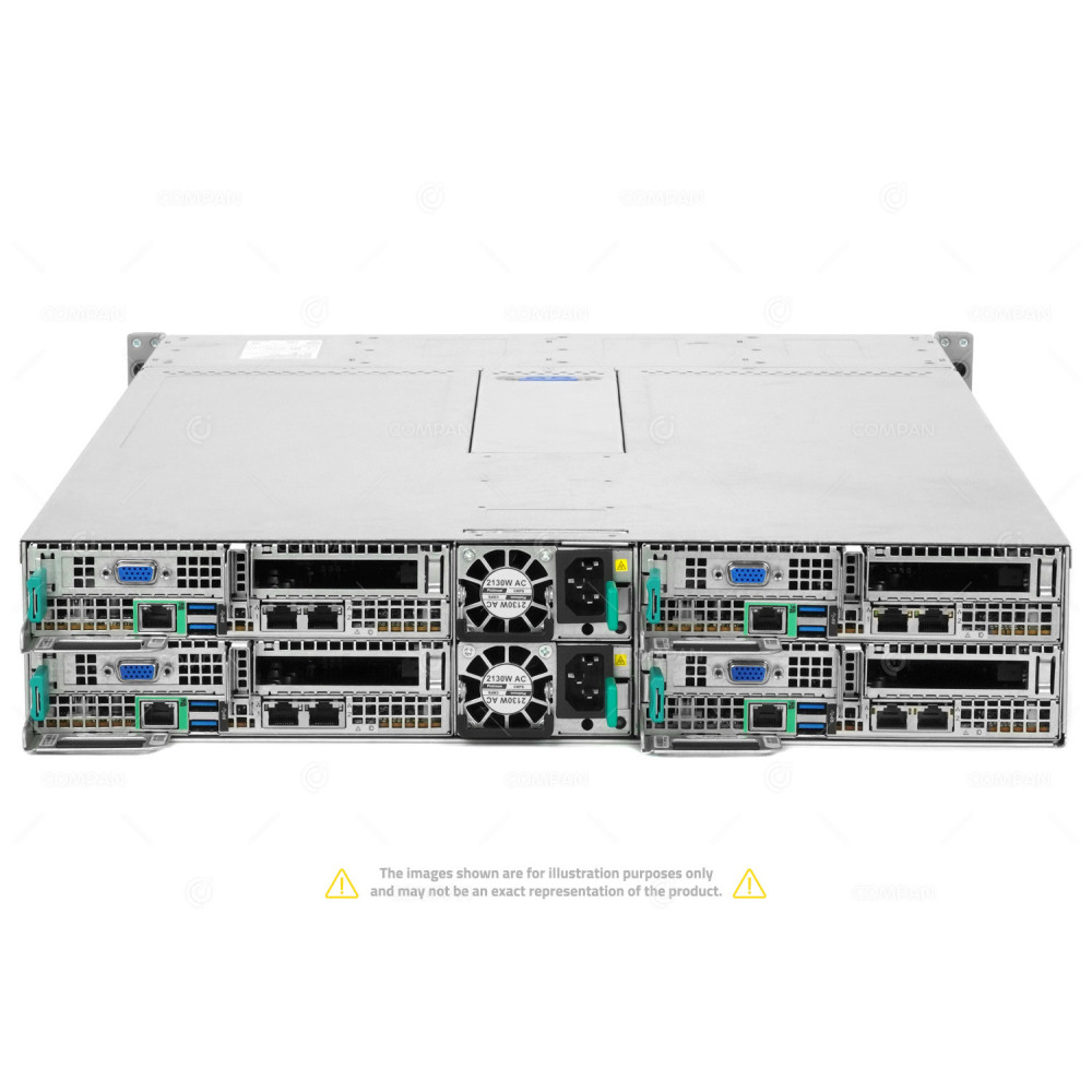 Intel H2204XXLRE Server 4x HNS2600BPB 8x Xeon Gold 6132 256GB DDR4 Rails Kit