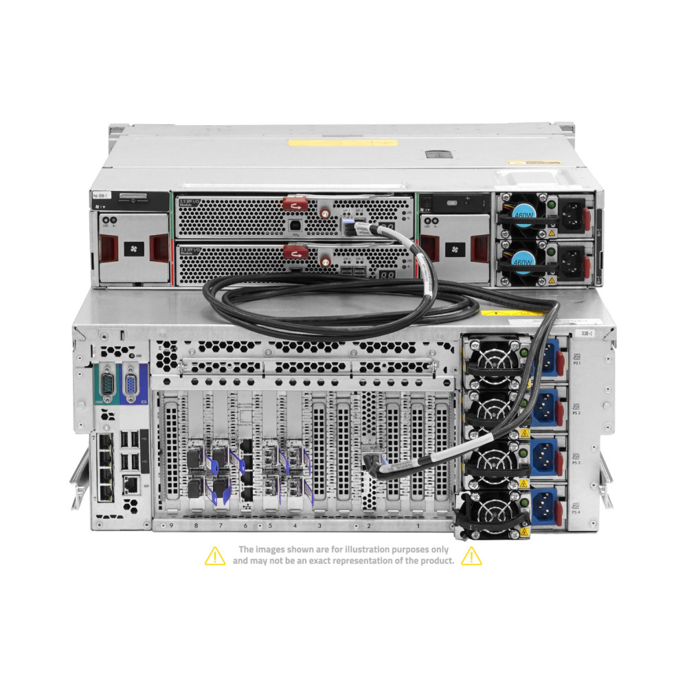 HPE DL580 G9 E7-8890 V4 2TB RAM Server & HPE D3700 25 Bay SAS SSD Enclosure Kit