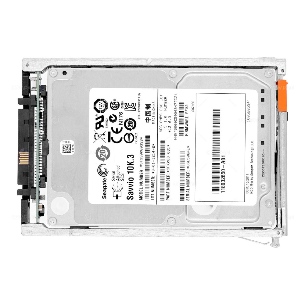 005048946 EMC HDD 300GB 10K SAS 6G 2.5" SFF HOT-SWAP FOR EMC VNX