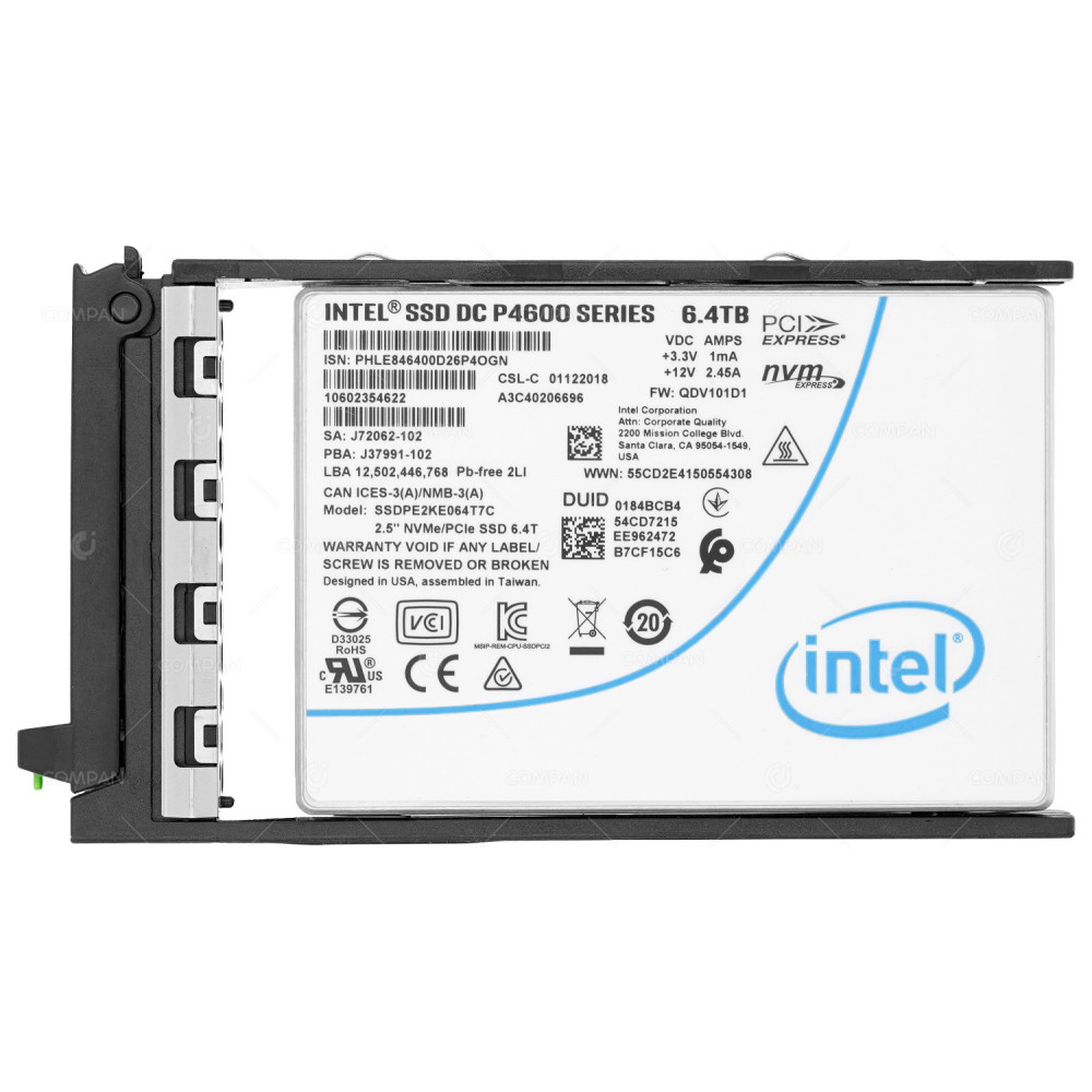 A3C40206696  FUJITSU NVME SSD 6.4TB U.2 PCI-E 2.5" SFF FOR FUJITSU PRIMERGY