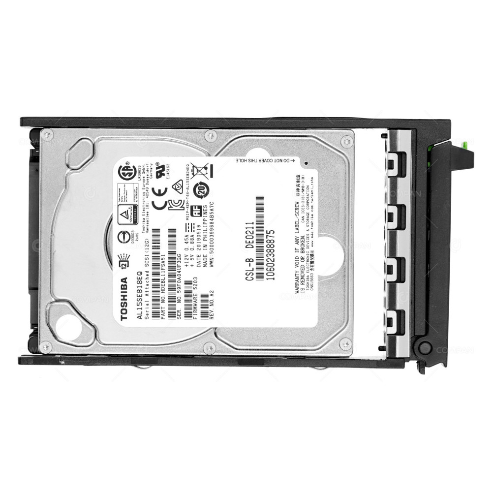10602388875  FUJITSU HDD 1.8TB 10K SAS 12G 2.5" SFF FOR FUJITSU PRIMERGY