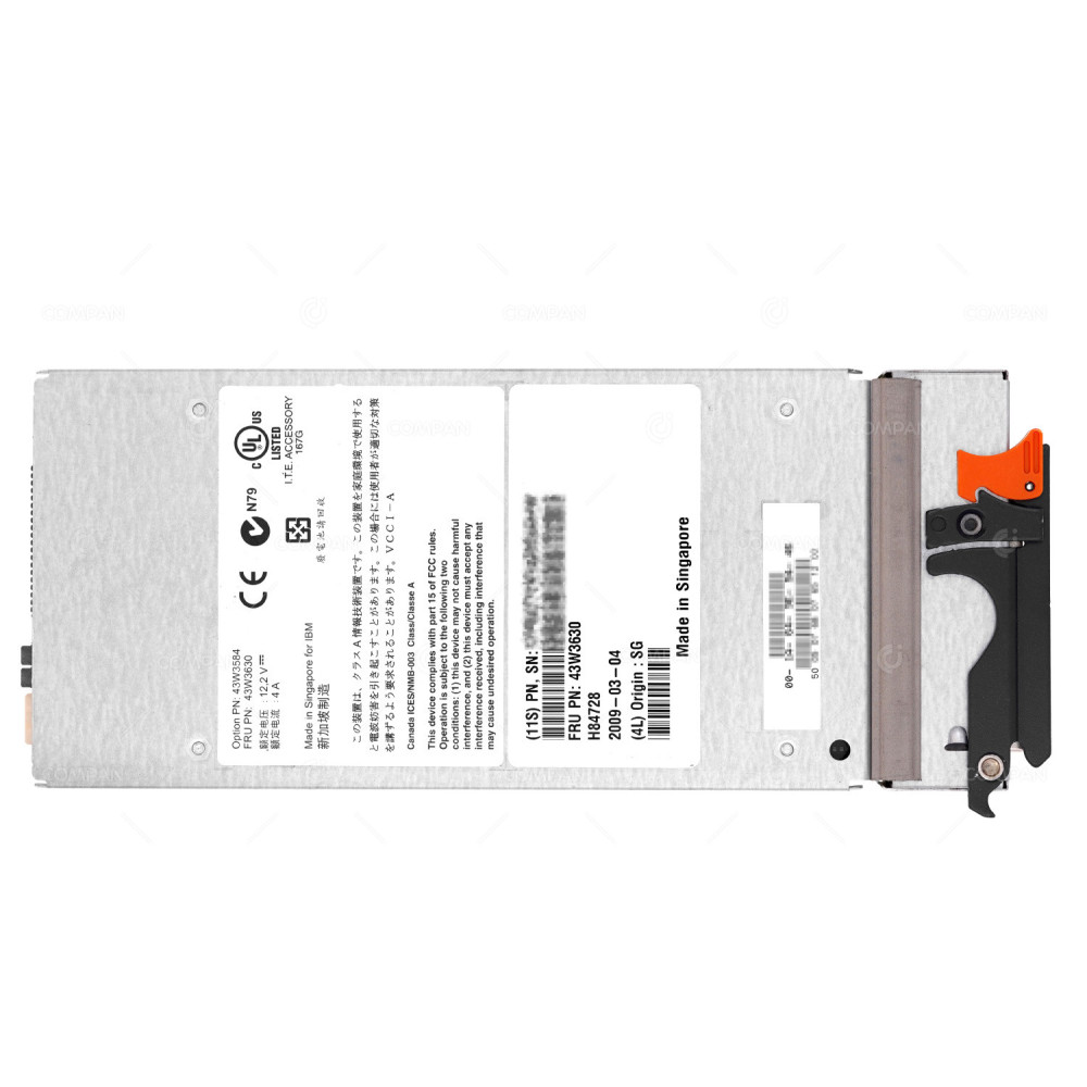43W3630  IBM BLADECENTER S SAS RAID CONTROLLER MODULE