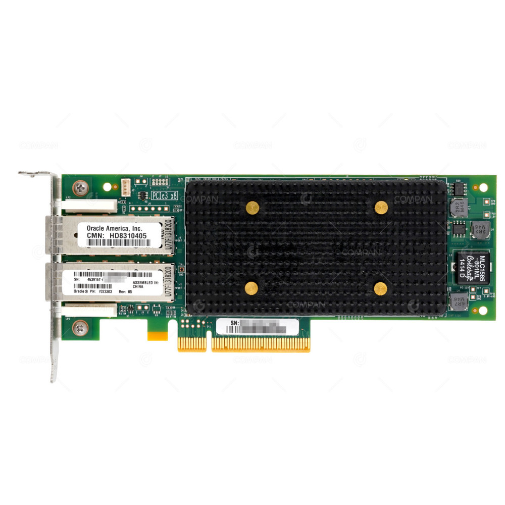 7023303 LP SUN ORACLE DUAL PORT 16GB SFP FC HOST ADAPTER PCI-E LOW PROFILE