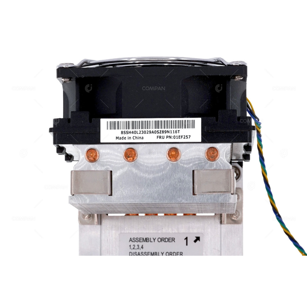 01EF257  LENOVO HEATSINK WITH FAN SOCKET LGA3647 FOR THINKSTATION P720