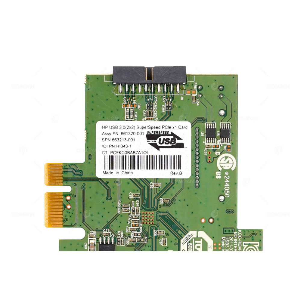 663213-001  HP ADAPTER 2 USB 3.0 PORTS FOR DL380P G8