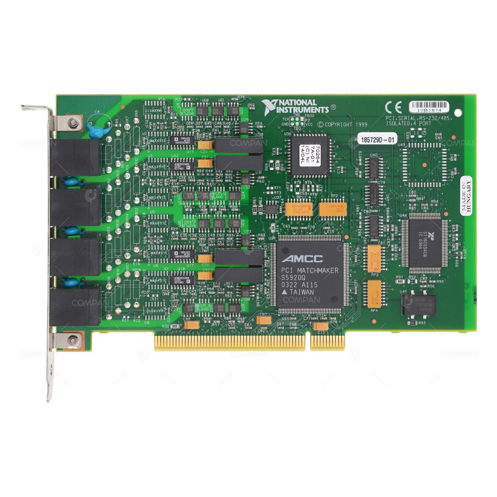 RS-232-485  NATIONAL INSTRUMENTS 4 PORT ETHERNET PCI ADAPTER