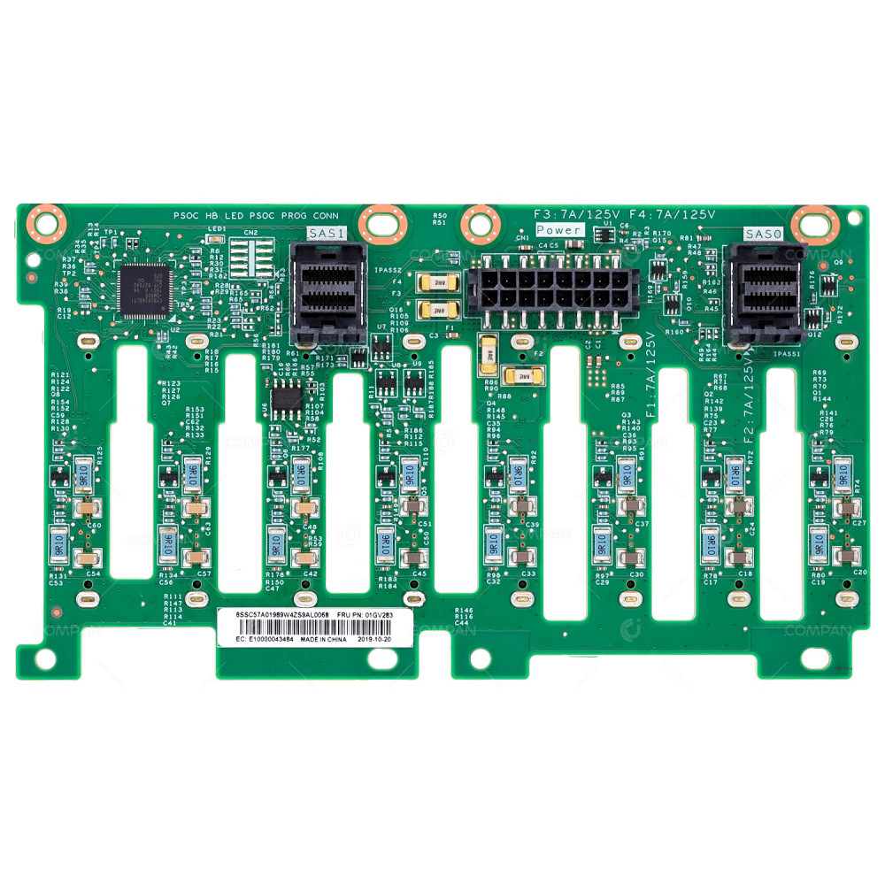 01GV283  LENOVO 8-BAY SATA/SAS 2.5 SFF HDD BACKPLANE FOR SR550 SR650 SR850 SR860