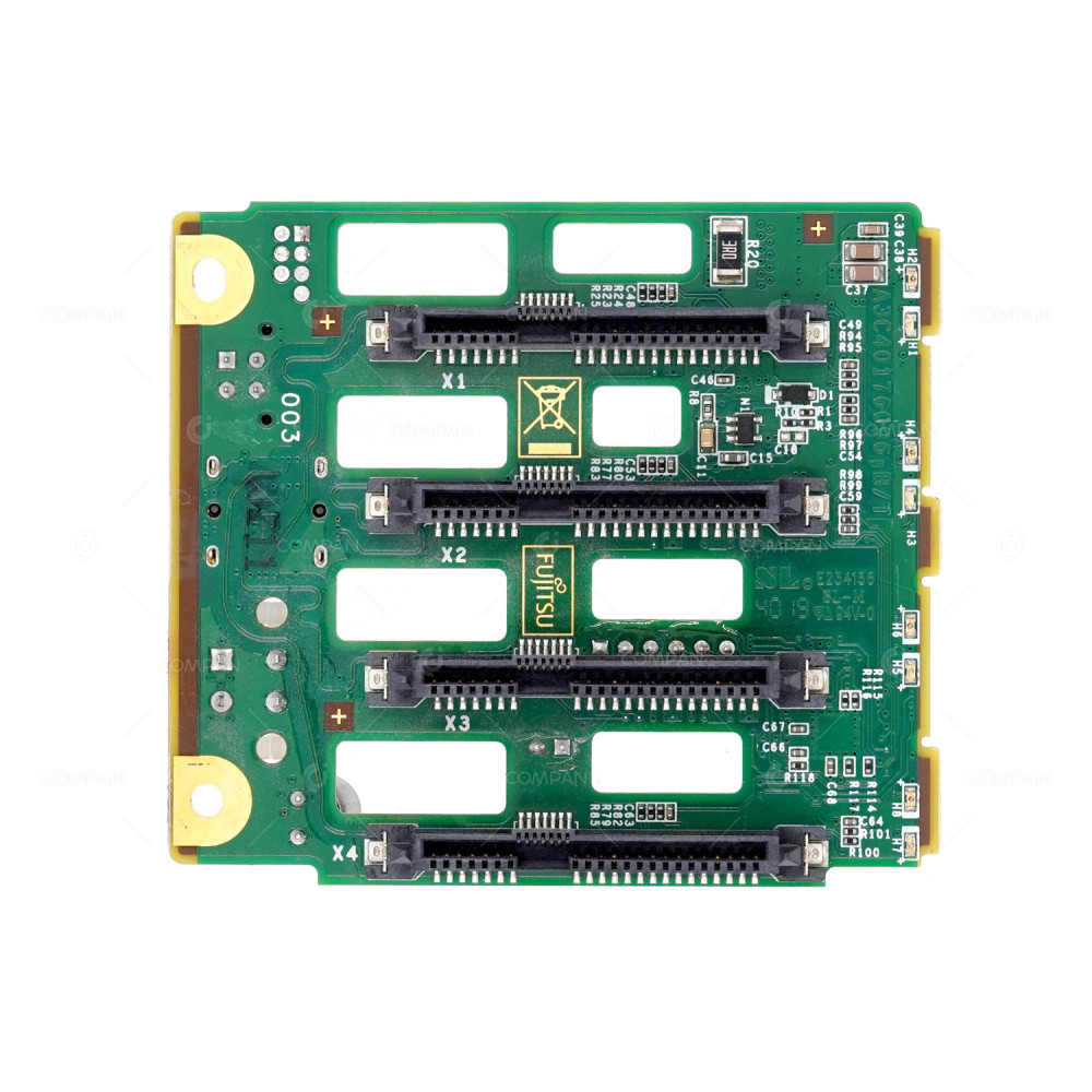 A3C40176097  FUJITSU 4-BAY SATA SAS 2.5 SFF HDD BACKPLANE FOR TX1320