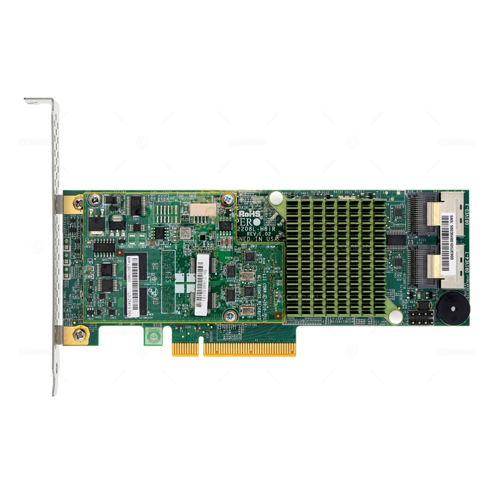 AOC-S2208L-H8IR  SUPERMICRO 8-PORT 6G SATA/SAS RAID CONTROLLER WITH 1GB DDR3 ON-CARD CACHE FOR FORTINET FORTIANALYZER-3500E
