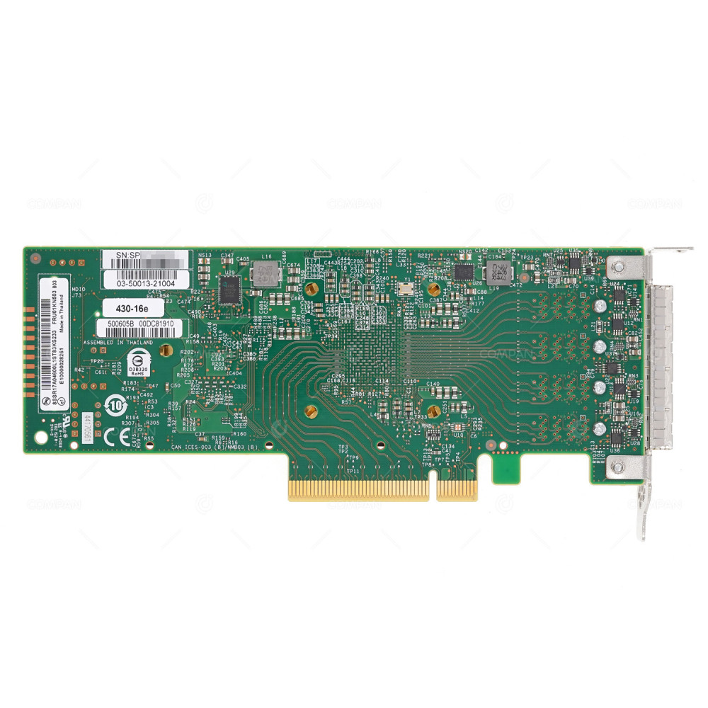 01KN503 LP  LENOVO 430-16E 16-PORT 12G SATA SAS PCIE 3.0 X8 HOST BUS ADAPTER FOR THINKSYSTEM