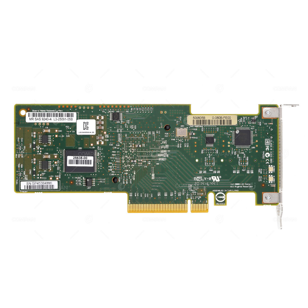 L3-25091-05B  LSI MEGARAID 9240-4I 4-PORT 6G SATA SAS PCIE 2.0 X8 RAID CONTROLLER