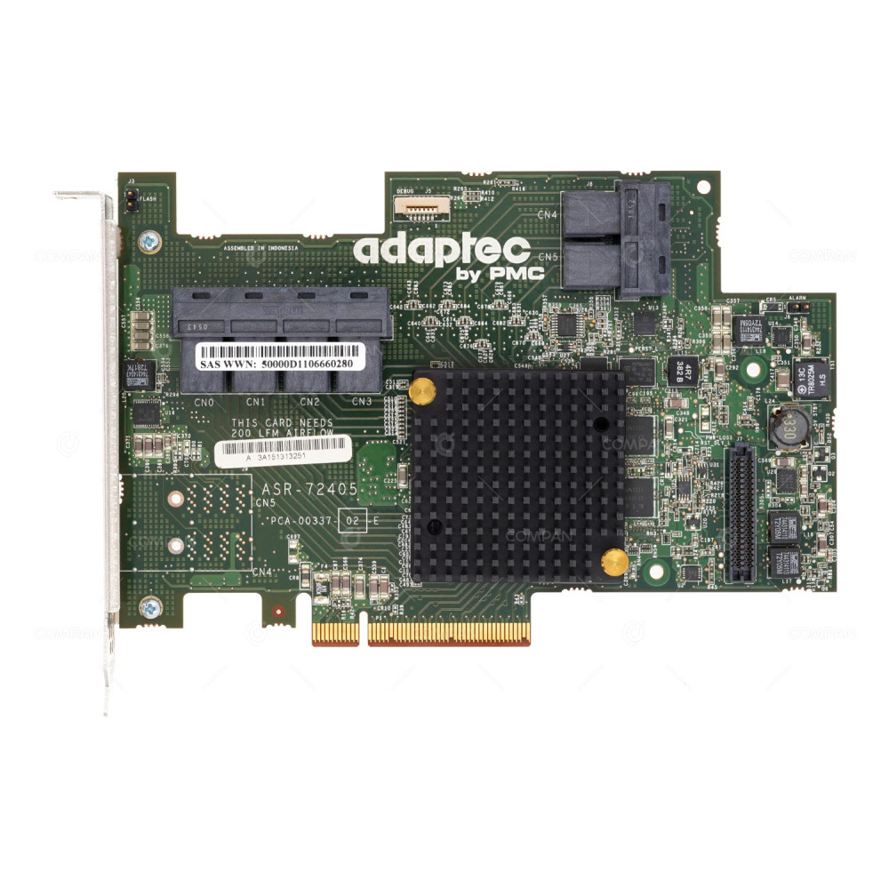 ASR-72405  ADAPTEC 24-PORT 6G SATA SAS 1GB CACHE PCIE GEN3 X8 INTERNAL RAID CONTROLLER